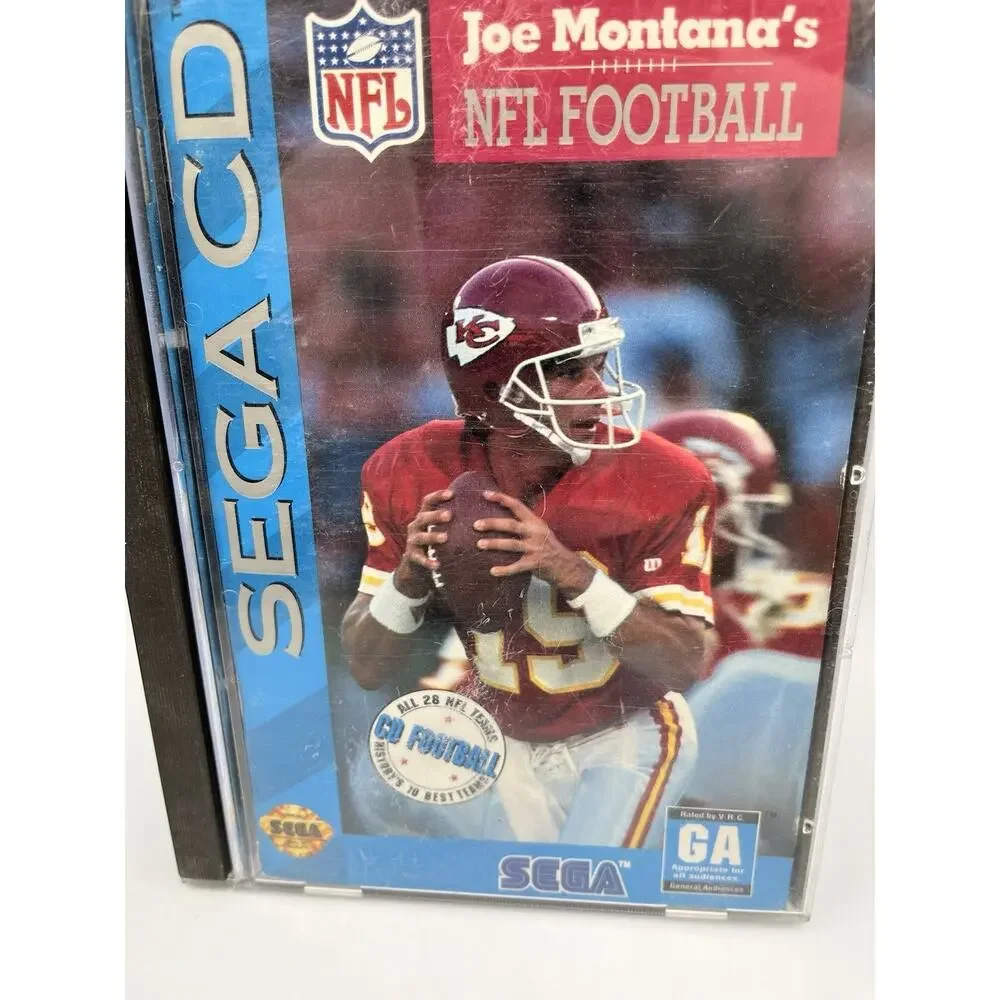 Joe Montana's NFL Football (Sega CD, 1993) Complete In Box